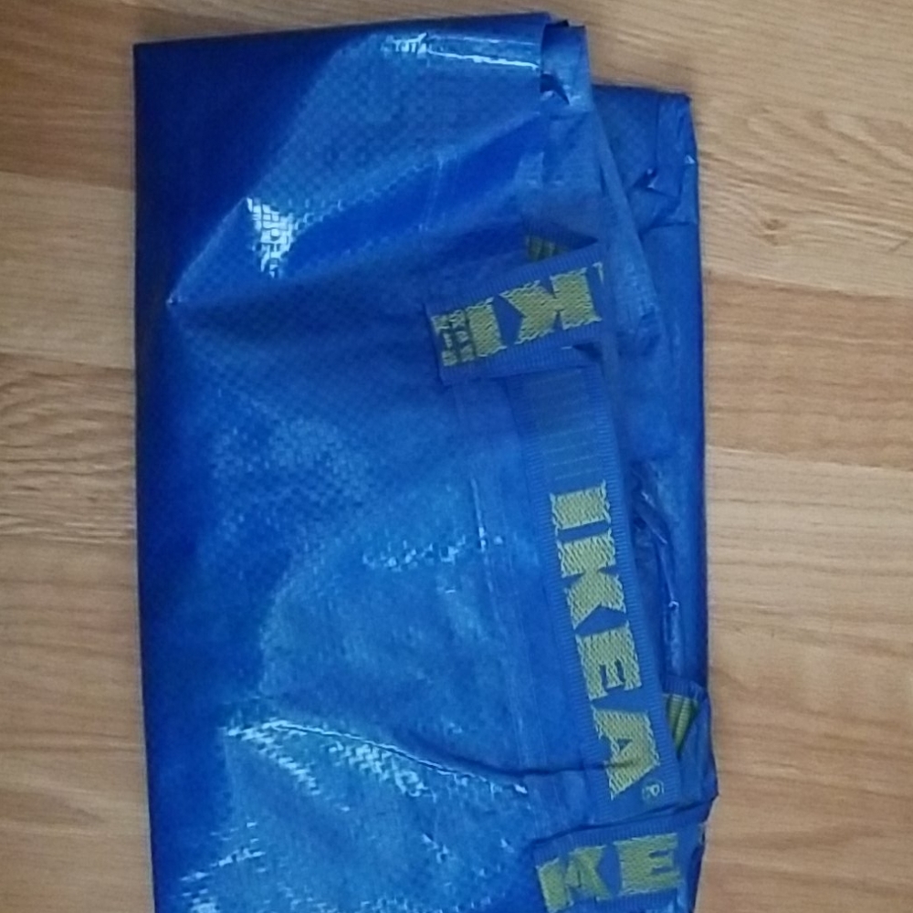 Ikea FRAKTA Big Blue Bag Set of 2 19 Gallon Tote